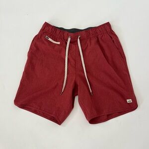 Men’s red vuori banks shorts